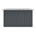 Garden Storage Shed for Outdoor Use in Galvanized Steel - 150 x 80 x 75