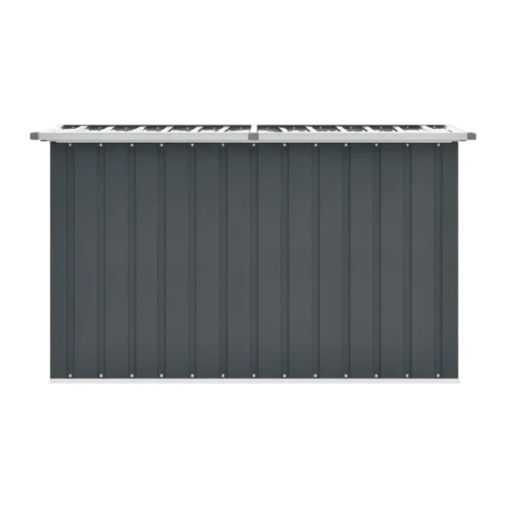 Garden Storage Shed for Outdoor Use in Galvanized Steel - 150 x 80 x 75